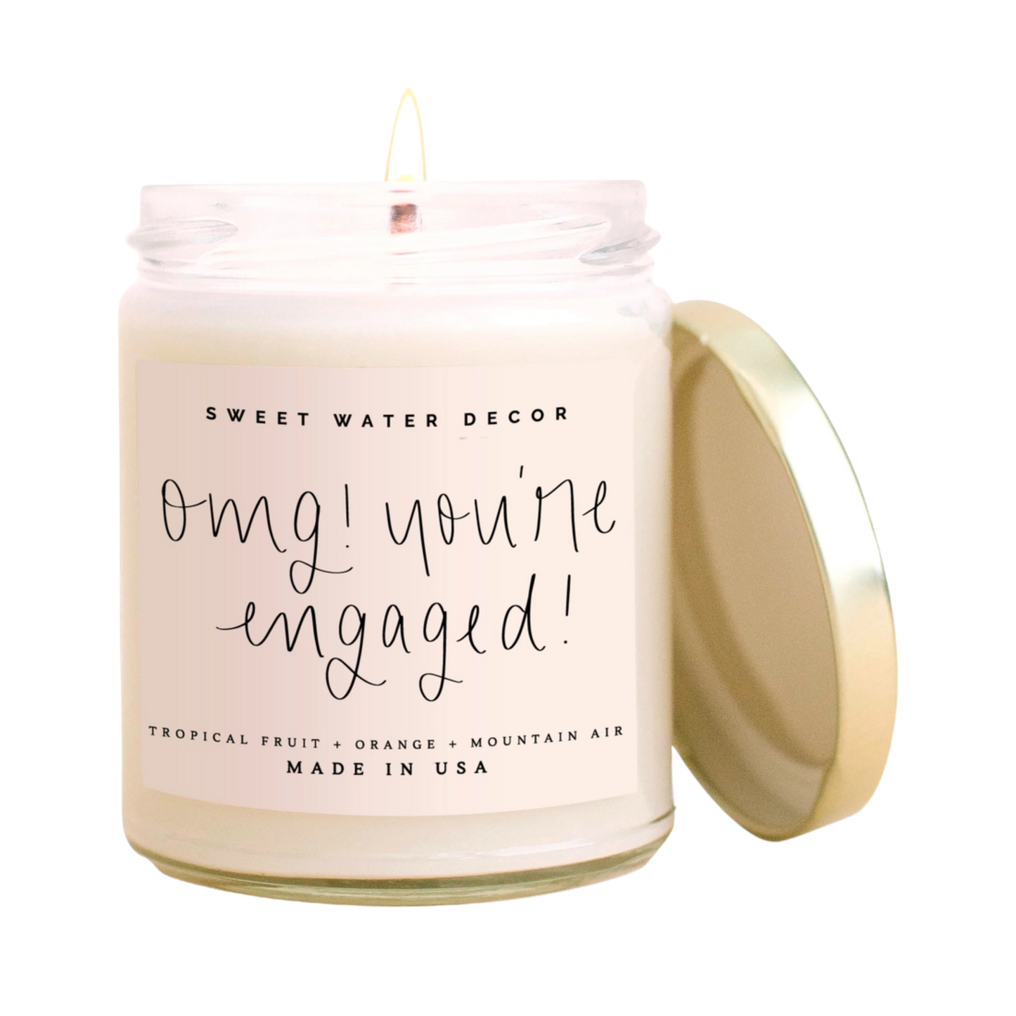 OMG! You're Engaged! Soy Candle