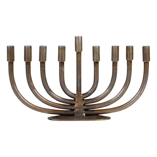 Wrought Iron Menorah