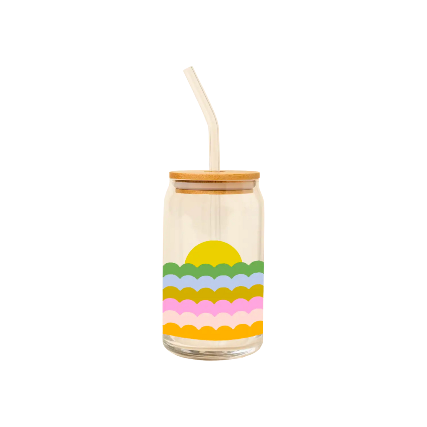 Can Glass w/ Lid