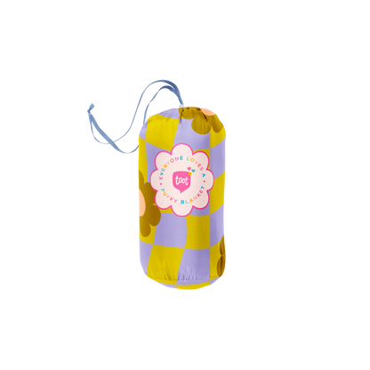 Funky Daisy Puffy Blanket