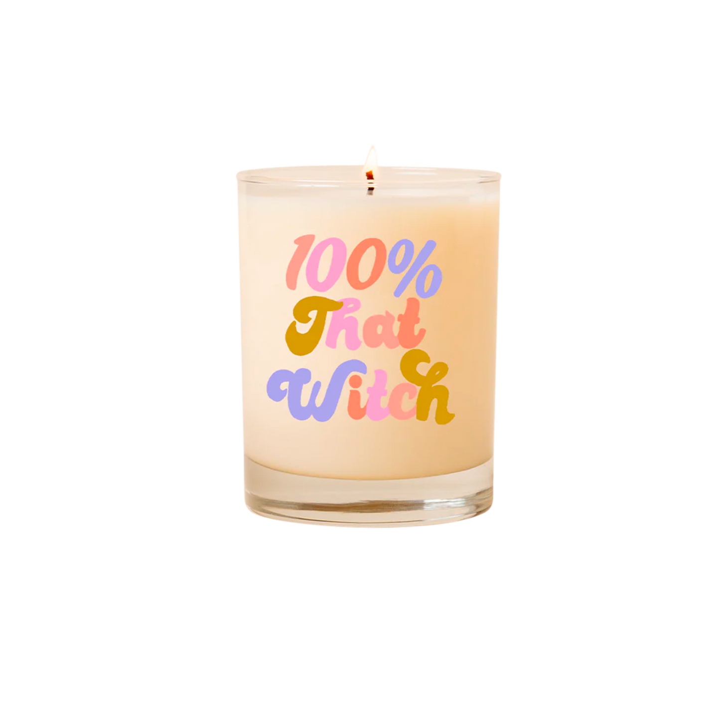 100% That Witch Glass Candle
