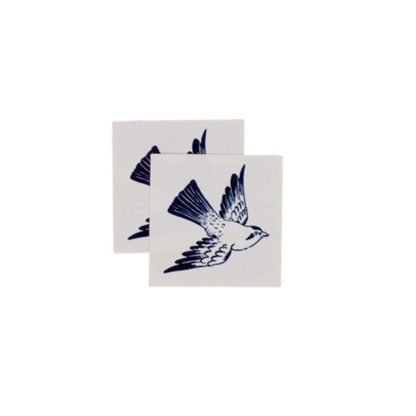 Cartolina Bird Tattoo Pair