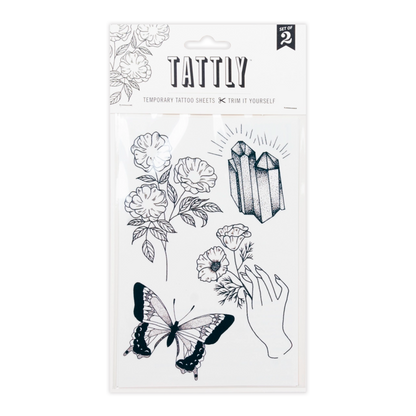 Earthly Gems Tattoo Sheet