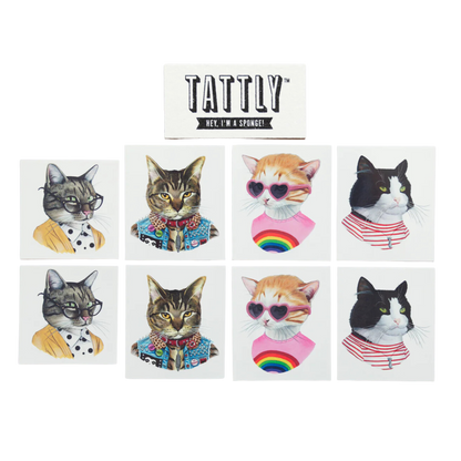 Cat Club Tattoo Set