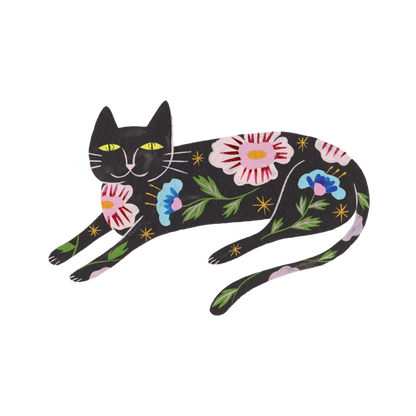 Flower Cat Tattoo Pair