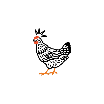 Chicken Tattoo Pair