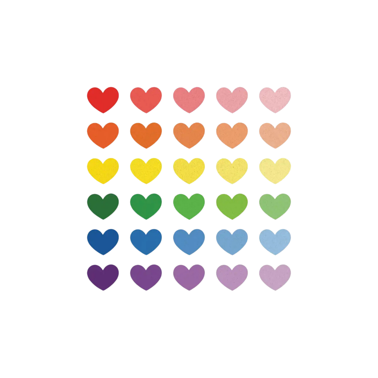 Glitter Hearts Tattoo Pair
