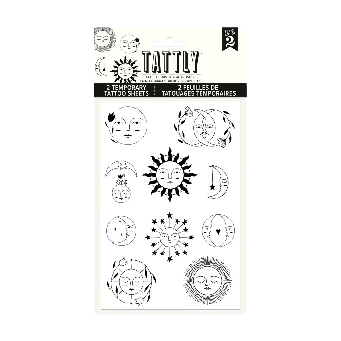Night & Day Tattoo Sheet