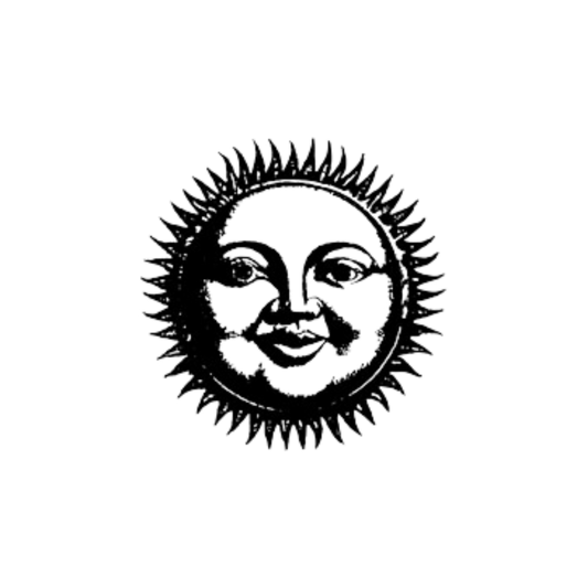 Vintage Sun Tattoo Pair