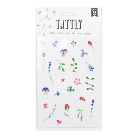 Petite Garden Tattoo Sheet