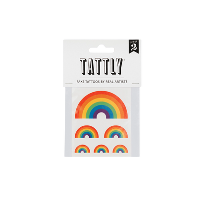 Rainbow Tattoo Pair