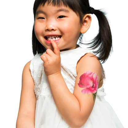 Pink Peony Tattoo Pair (Scented)