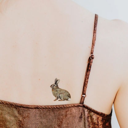Bunny Rabbit Tattoo Pair