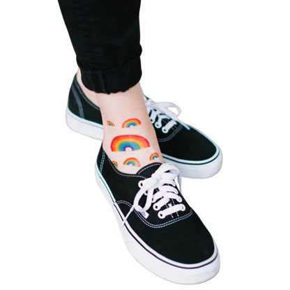 Rainbow Tattoo Pair