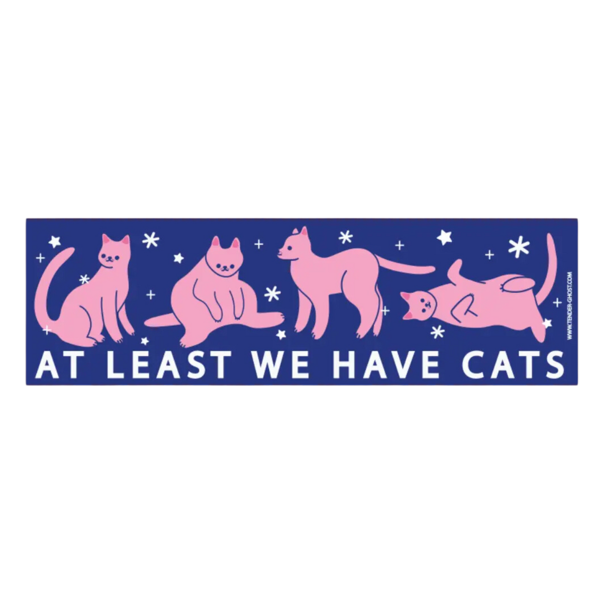 We Have Cats Bumper Magnet