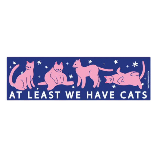 We Have Cats Bumper Magnet