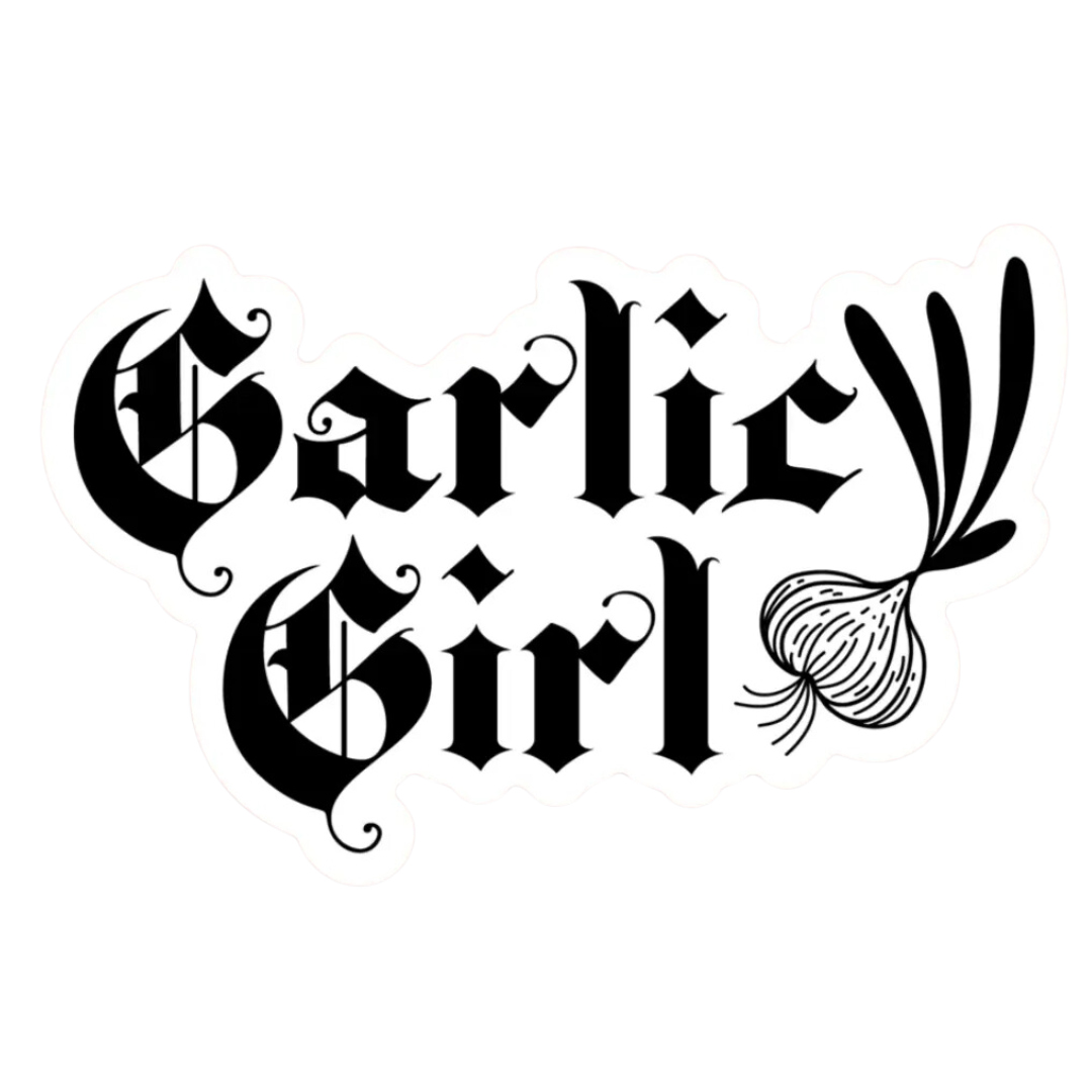 Garlic Girl Sticker