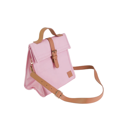 Pink Lady Lunch Satchel w/ Shoulder Strap