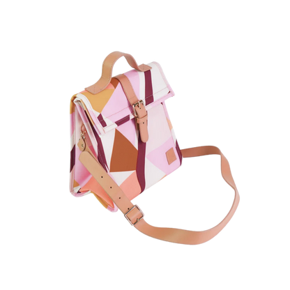 Kaleidoscope Lunch Satchel w/ Shoulder Strap