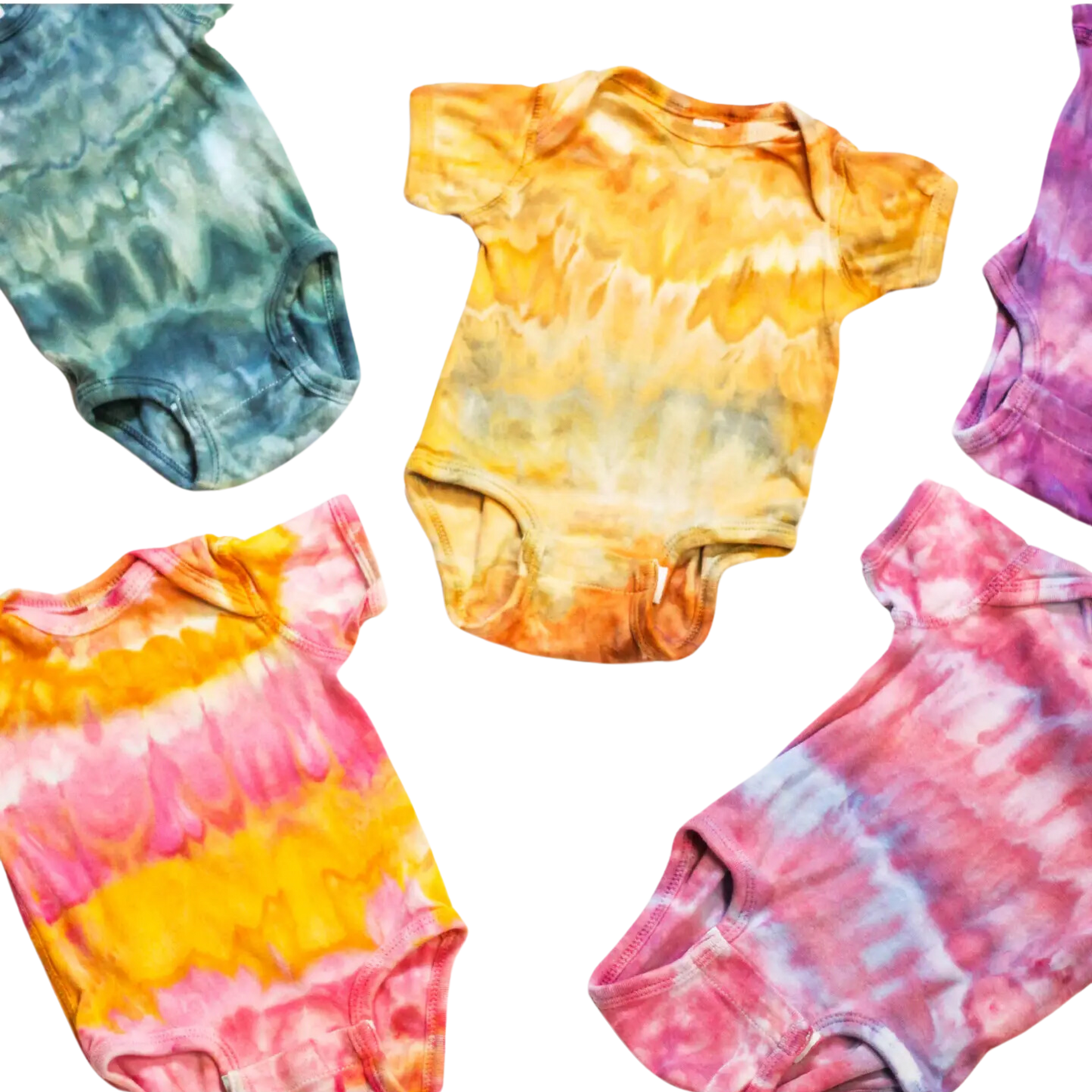 Ice-Dyed Baby Rib Bodysuit