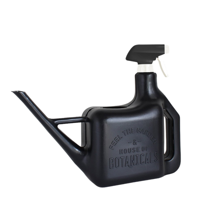 Spray Sprinkler Watering Can in Black