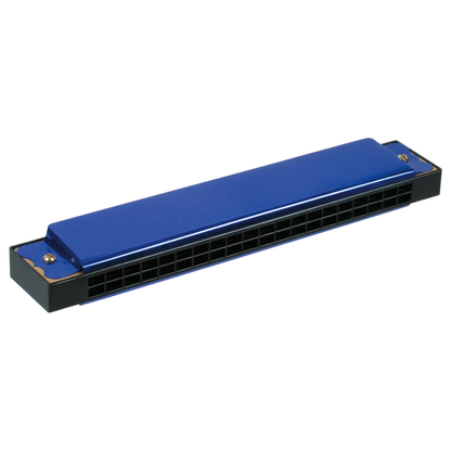 Neato! Large 6" Metal Harmonica with Case - Assorted Colors