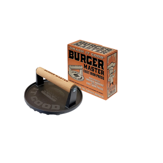 "Burger Master" Cast Iron Grill Press