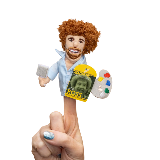 Bob Ross Finger Puppet