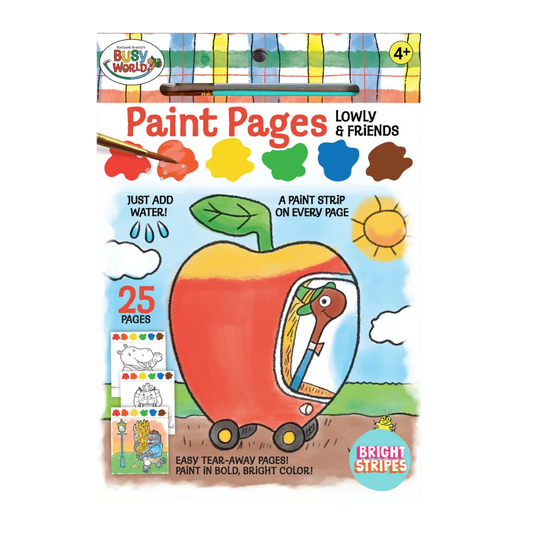 Paint Pages- Busy Town Lowly & Friends