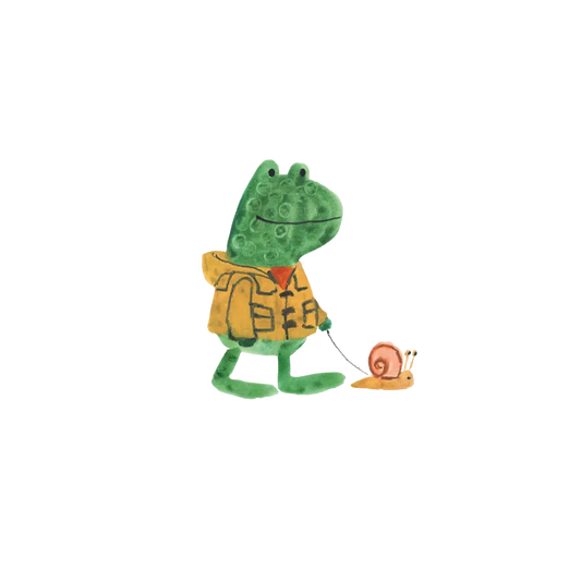 Frog & Snail Tattoo Pair