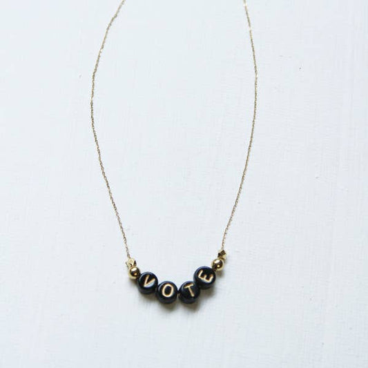 VOTE Bead Necklace