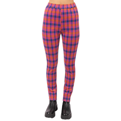 Print Leggings Fit Stretchy Knit Pants