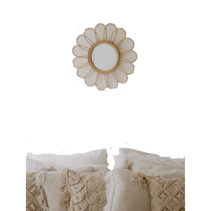 Bloom Rattan Mirror