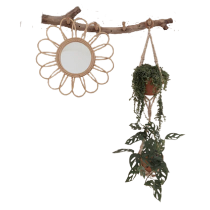 Bloom Rattan Mirror