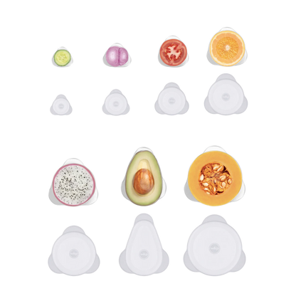 Produce Saver Silicone Stretch Lids - Set of 7 Sizes