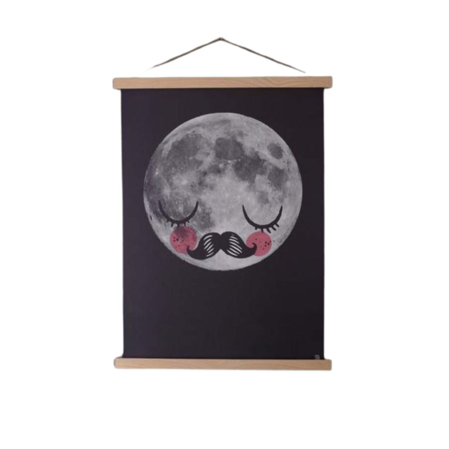 Wooden Poster Hanger - Oak 9 inches
