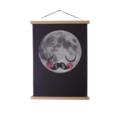 Wooden Poster Hanger - Oak 9 inches