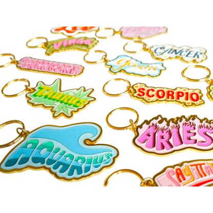 Zodiac Keychain