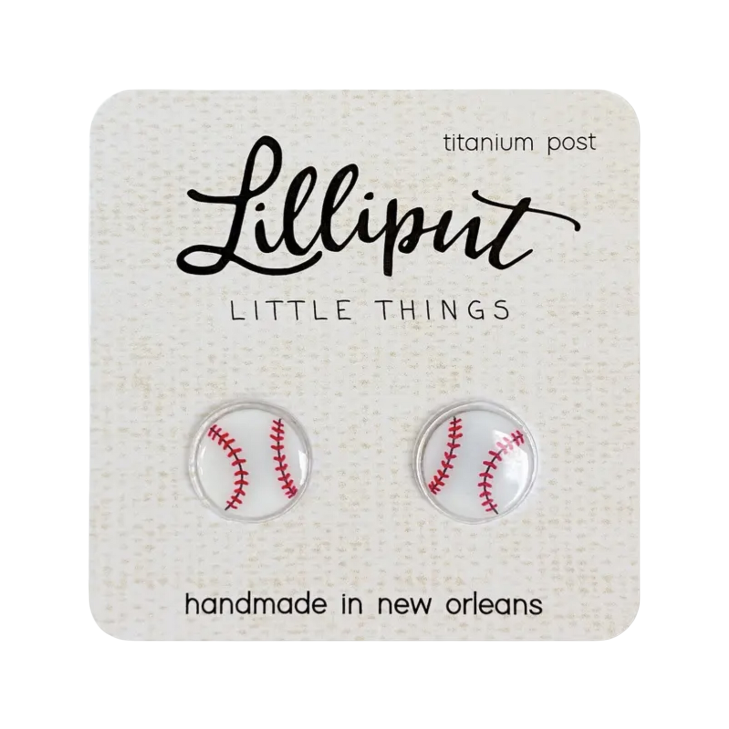 Baseball Earrings