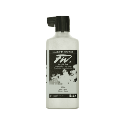 FW Liquid Acrylic Ink 6oz - White