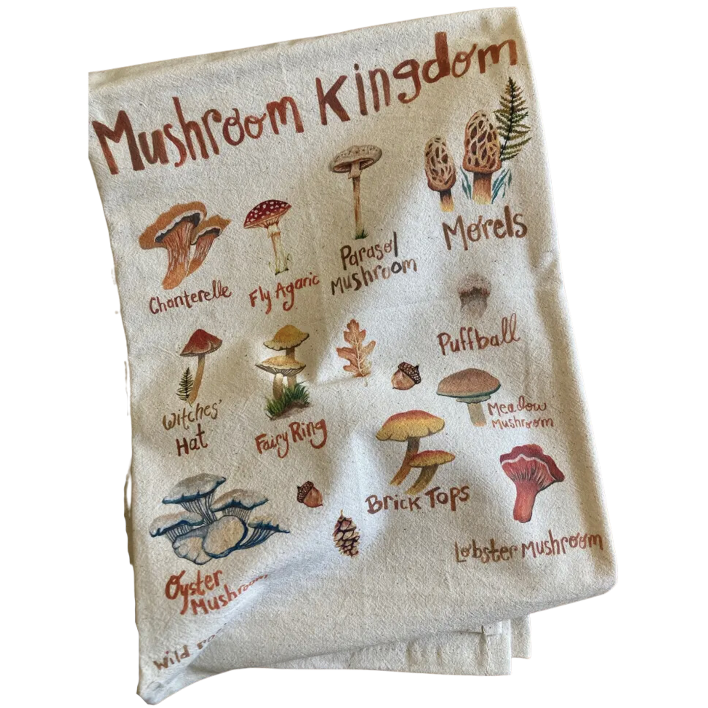 Mushroom Kingdom Tea Towel