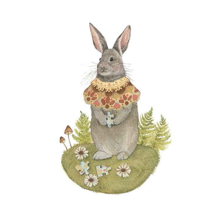 Daisy's Puzzle - Art Print