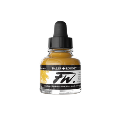 FW Liquid Acrylic Ink 1oz - Yellow Ochre
