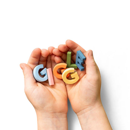 1" 200pc Rainbow Mod Magnetic Letters