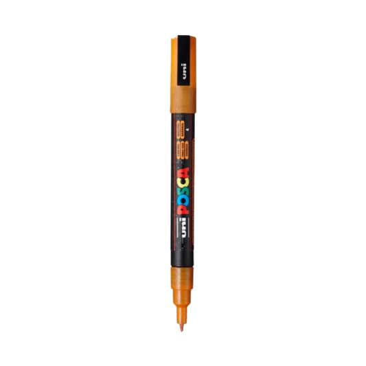 Posca PC-3M Paint Marker Fine Bullet Tip - Glitter Orange