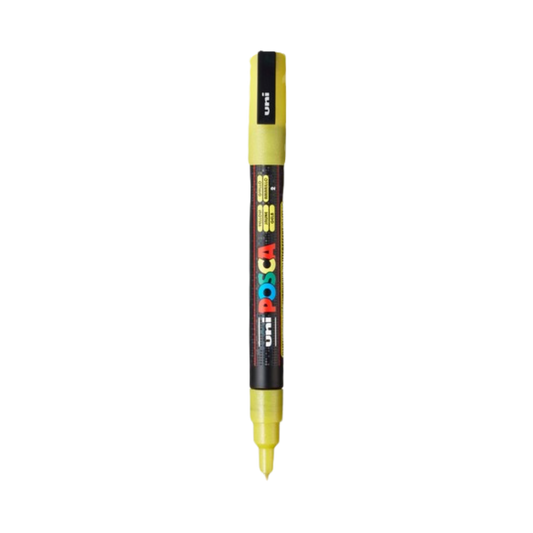 Posca PC-3M Paint Marker Fine Bullet Tip - Glitter Yellow