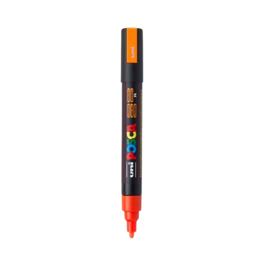Posca PC-5M Paint Marker Medium Bullet Tip - Fluorescent Orange
