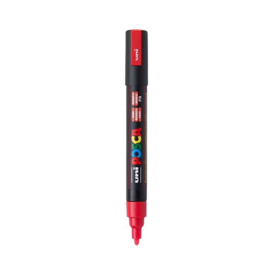 Posca PC-5M Paint Marker Medium Bullet Tip - Fluorescent Red