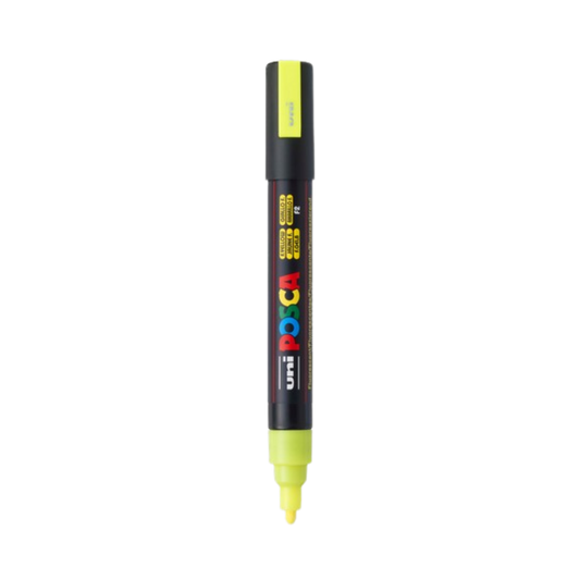 Posca PC-5M Paint Marker Medium Bullet Tip - Fluorescent Yellow