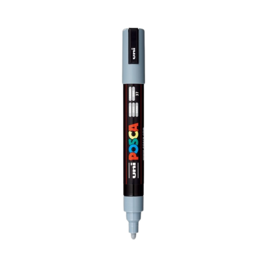 Posca PC-5M Paint Marker Medium Bullet Tip - Grey